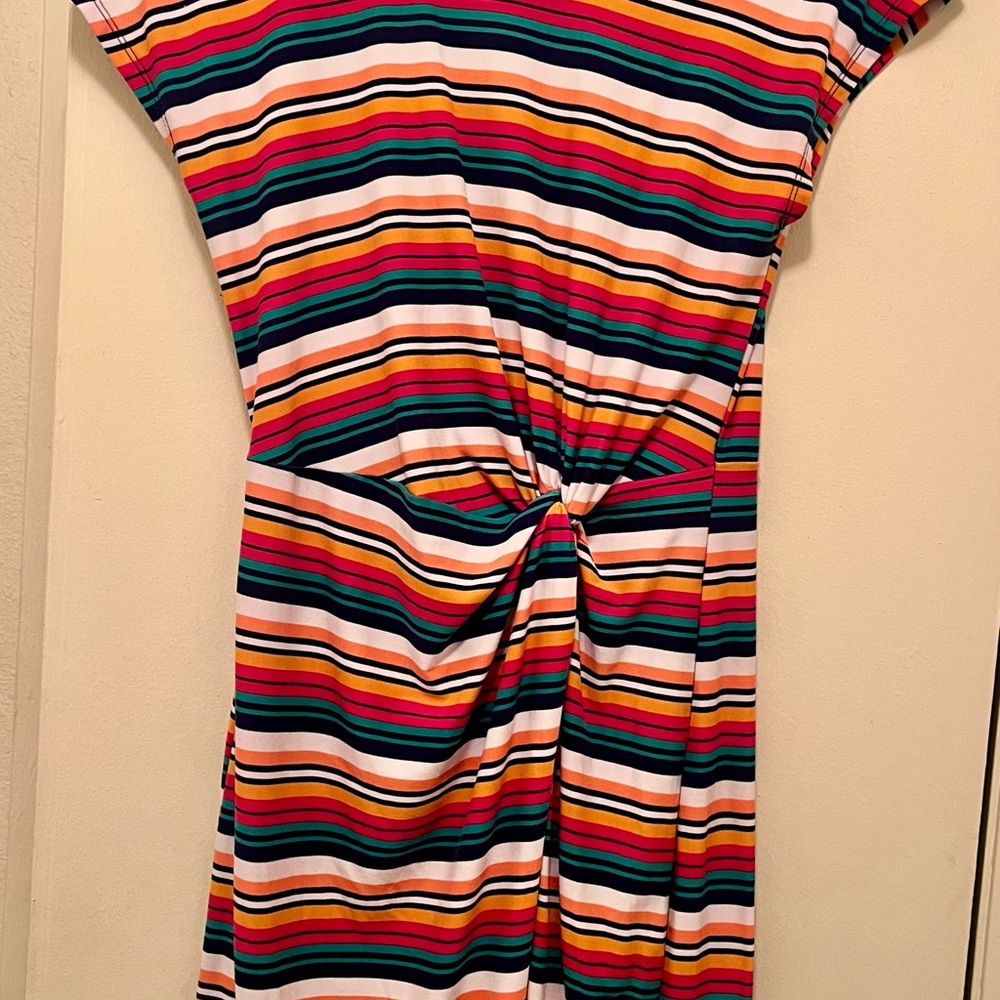 Ultra Flirt Multicolor Striped Dress